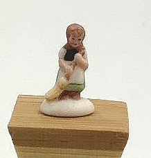 Tiny Hummel Figurine, Little Sweeper, by B. Neiswener